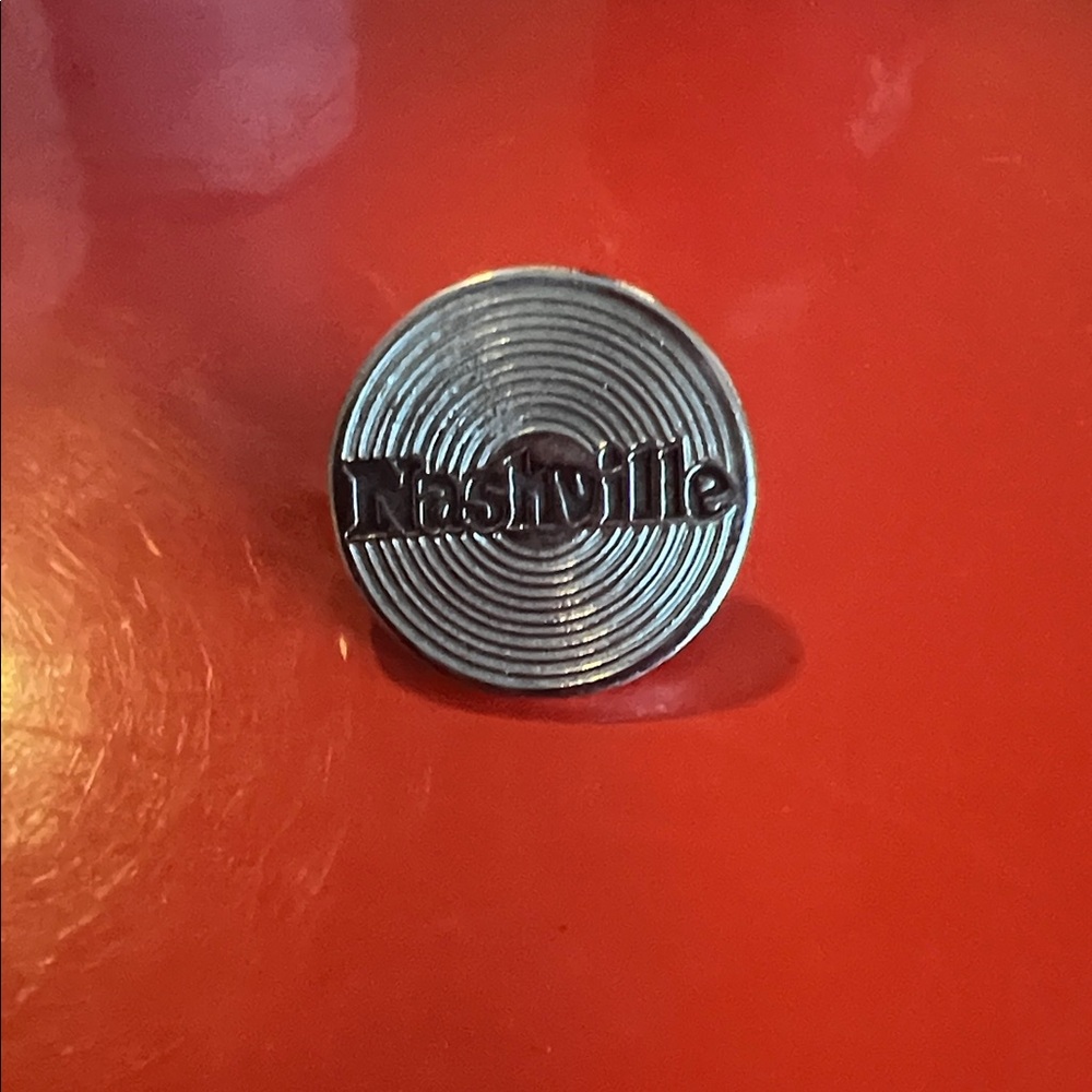 Silver Nashville Pin